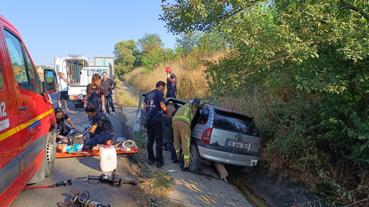 Otomobil Kanala Uçtu, Hız Kadranı 100’de Takıldı: Ölü ve Yaralılar Var