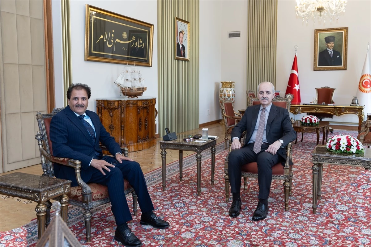 TBMM Başkanı Numan Kurtulmuş, Kuveyt Büyükelçisi’ni kabul etti