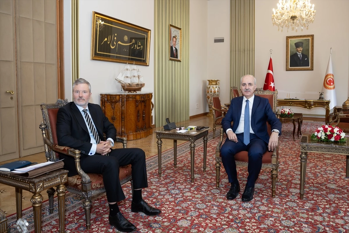 TBMM Başkanı Numan Kurtulmuş, Norveç Büyükelçisi’ni kabul etti