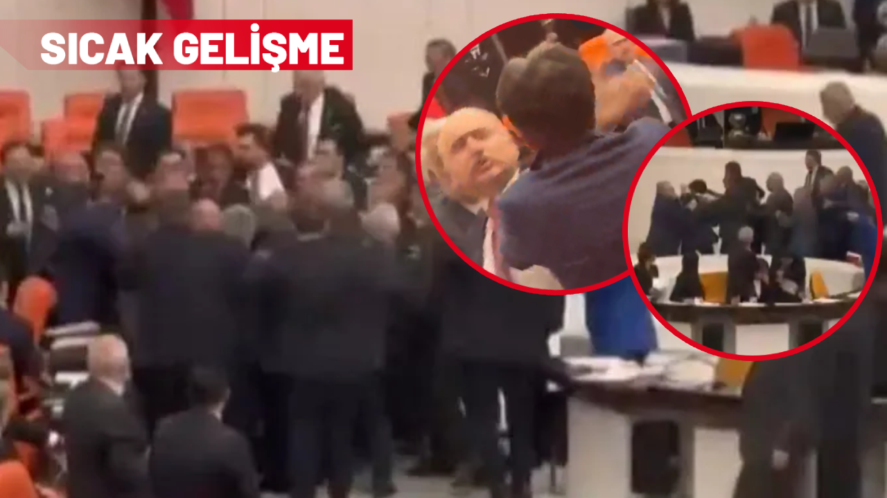 TBMM’de ‘Hırsız AKP’ Kavgası! AKP ve DEM Partili Vekiller Arasında Yumruklu Kavga