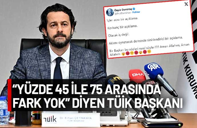 Özgür Demirtaş TÜİK Başkanını yerden yere vurdu: İçler acısı, korkunç bir açıklama – Ankaragündem