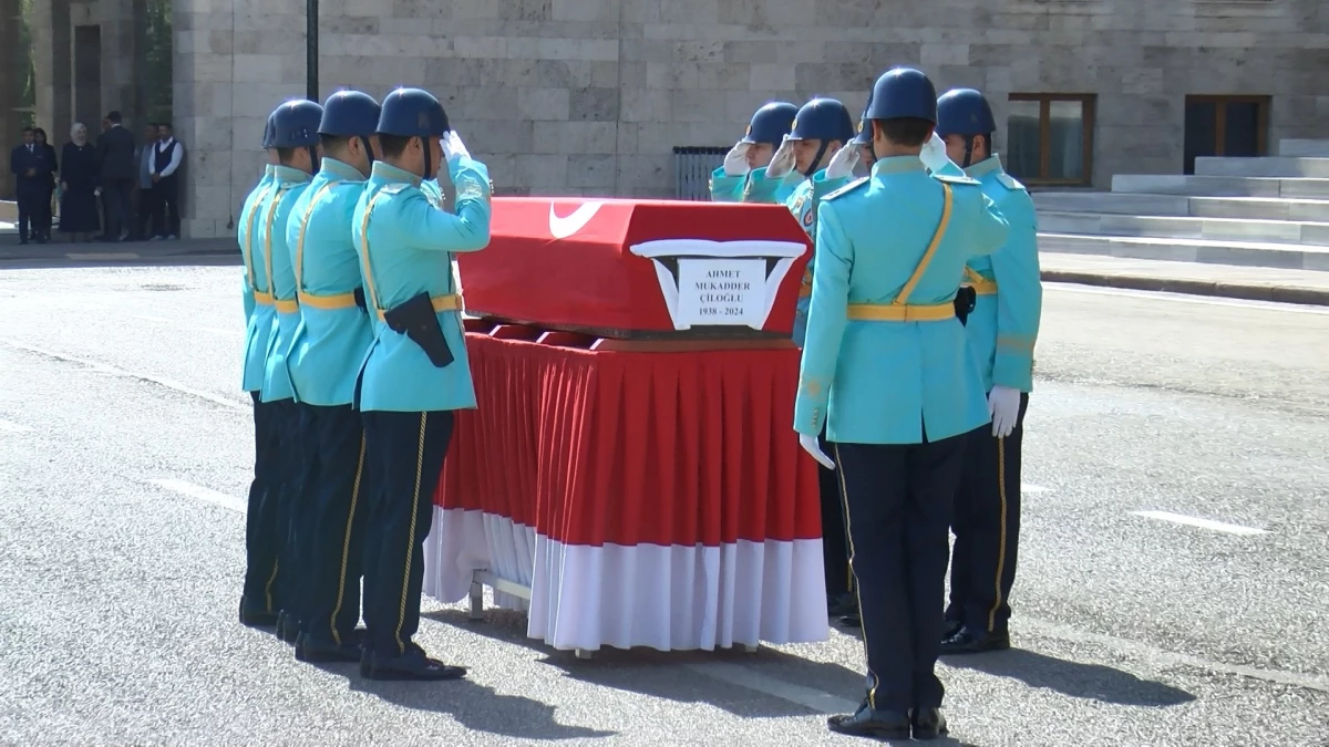 TBMM’de Ahmet Mukadder Çiloğlu için tören düzenlendi