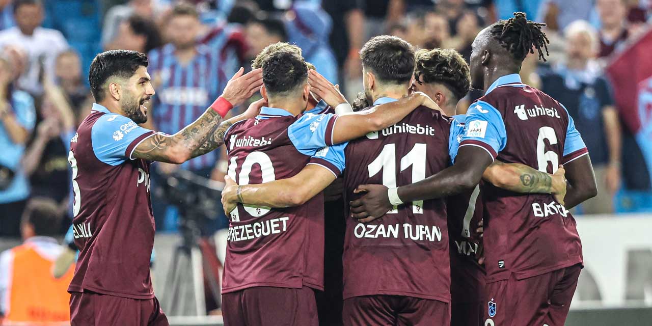 Trabzonspor Avrupa Ligi’nde kazanarak tur atladı: Sıradaki rakip Rapid Wien