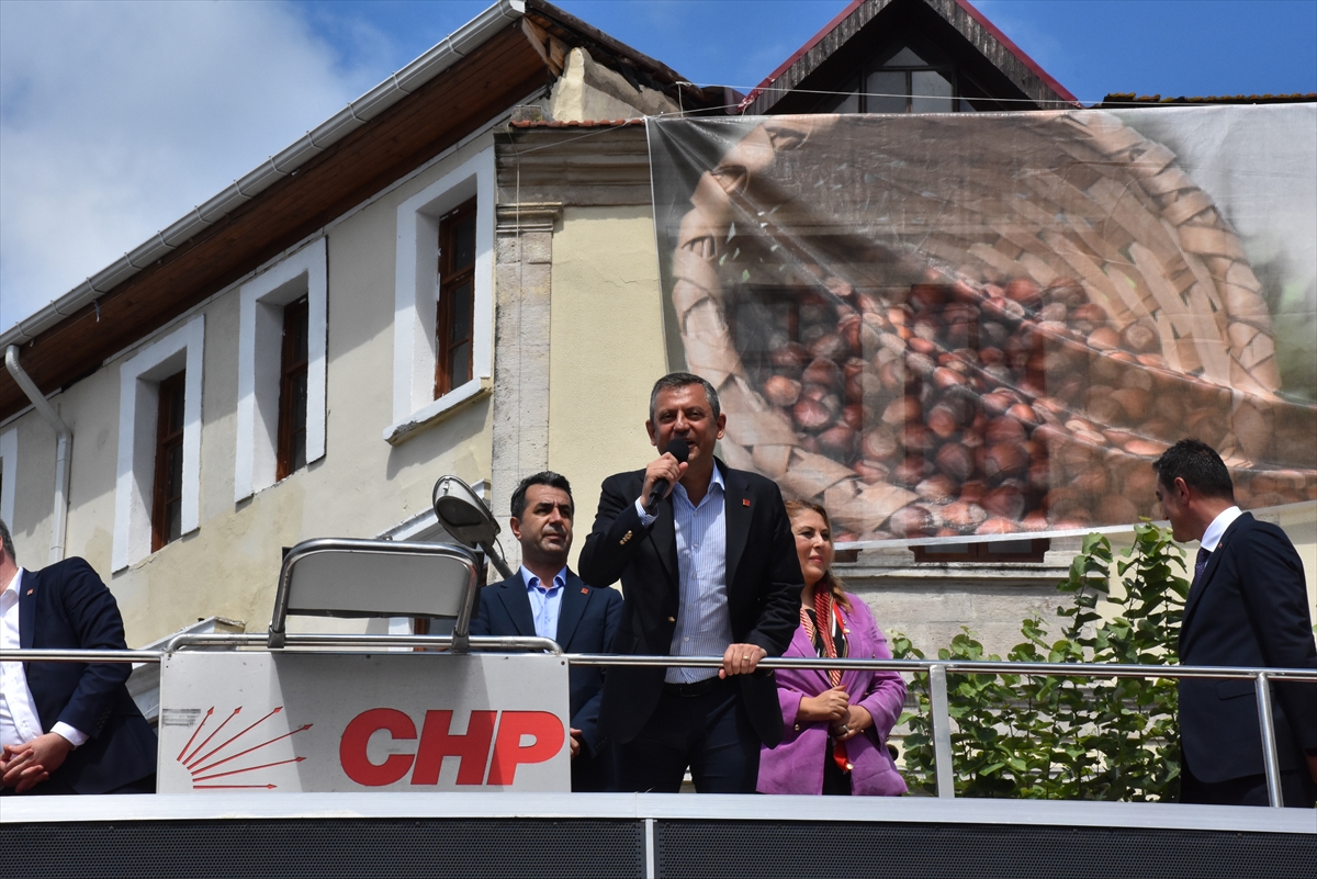 CHP Genel Başkanı Özgür Özel, “fındık mitingi”nde konuştu