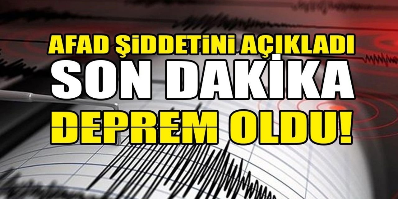 Son Dakika! Ege denizi’nde 3.7 büyüklüğünde deprem!