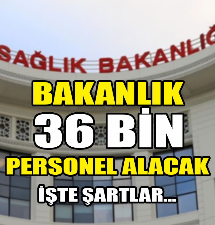 Sağlık Bakanlığı 36 bin personel alacak: Başvuru süreci ve şartlar neler?