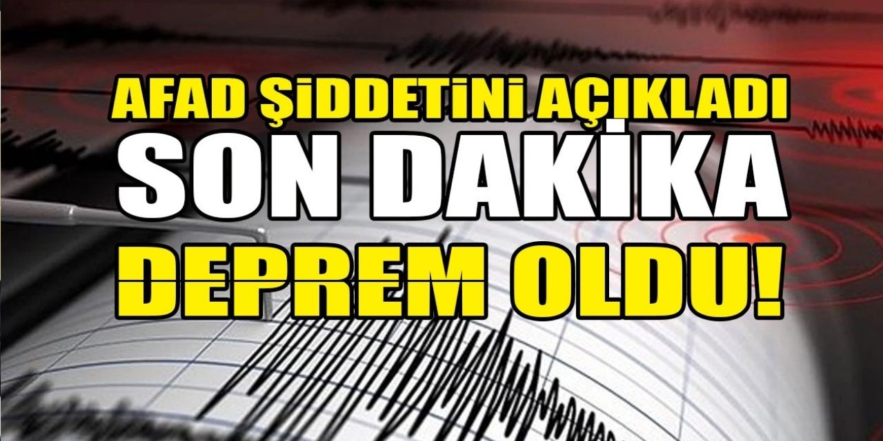 Bingöl’de 4.1 büyüklüğünde deprem!