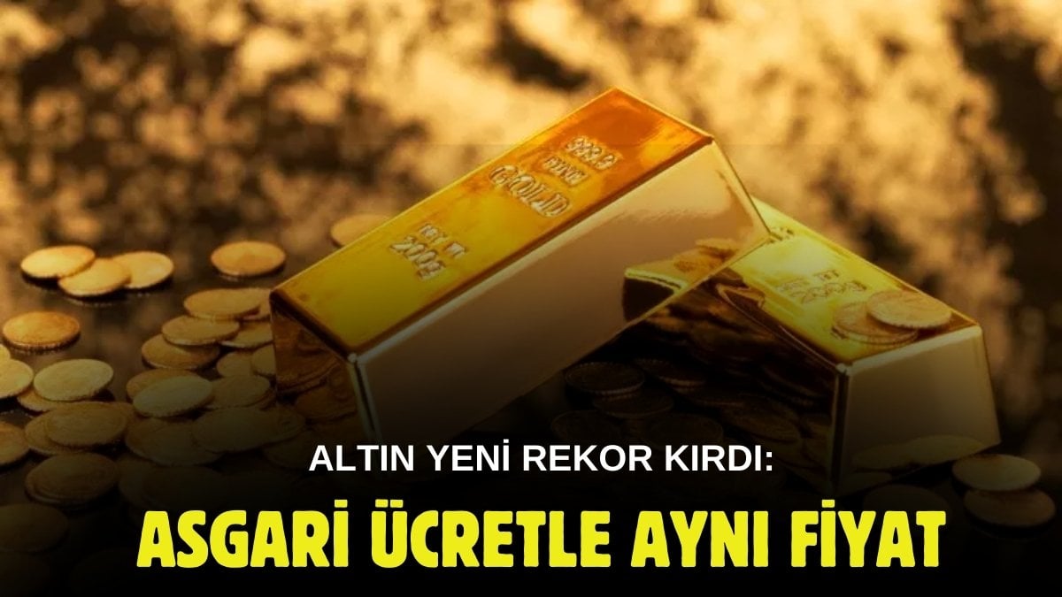 Altın bu sabah rekor kırdı! Yatırımcılar gözlerine inanamıyor: Asgari ücrete fırladı!