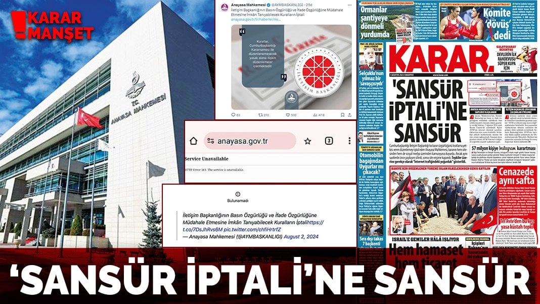 ‘Sansür iptali’ne sansür