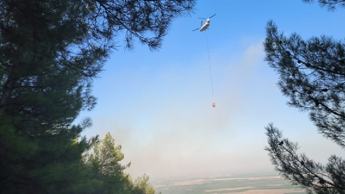 Hatay’da çıkan orman yangını 15 saat sonra kontrol altında