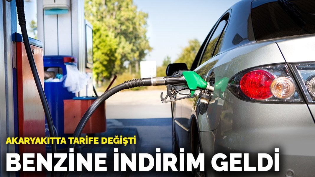 Akaryakıtta tarife değişti: Benzine indirim geldi