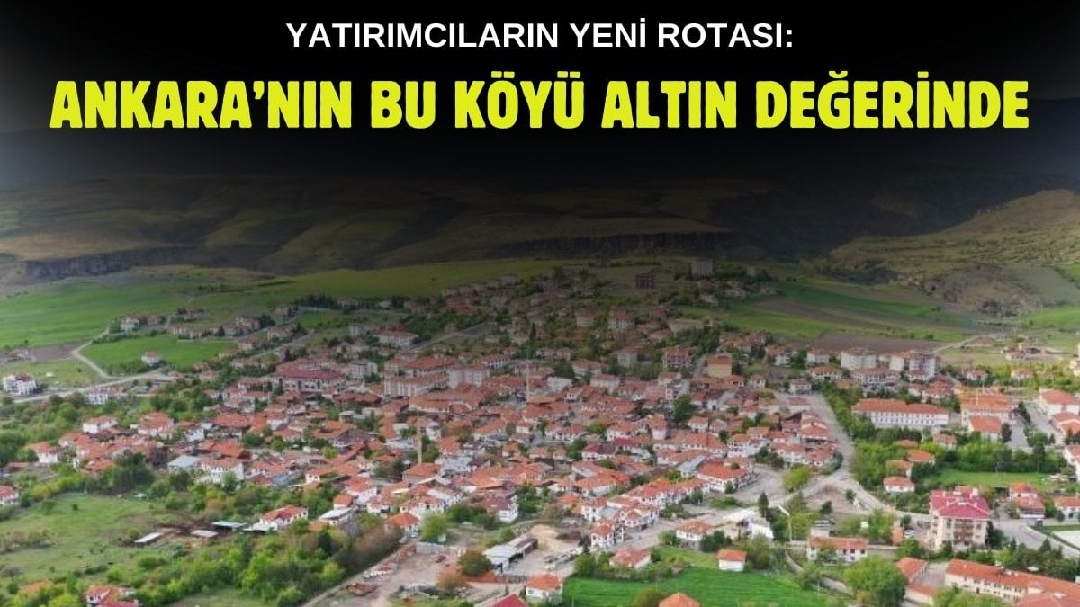 Ankara’nın o köylerinde evi olan yaşadı! Altın gibi değerleniyor, höşmerim ve tarhanasıyla meşhur