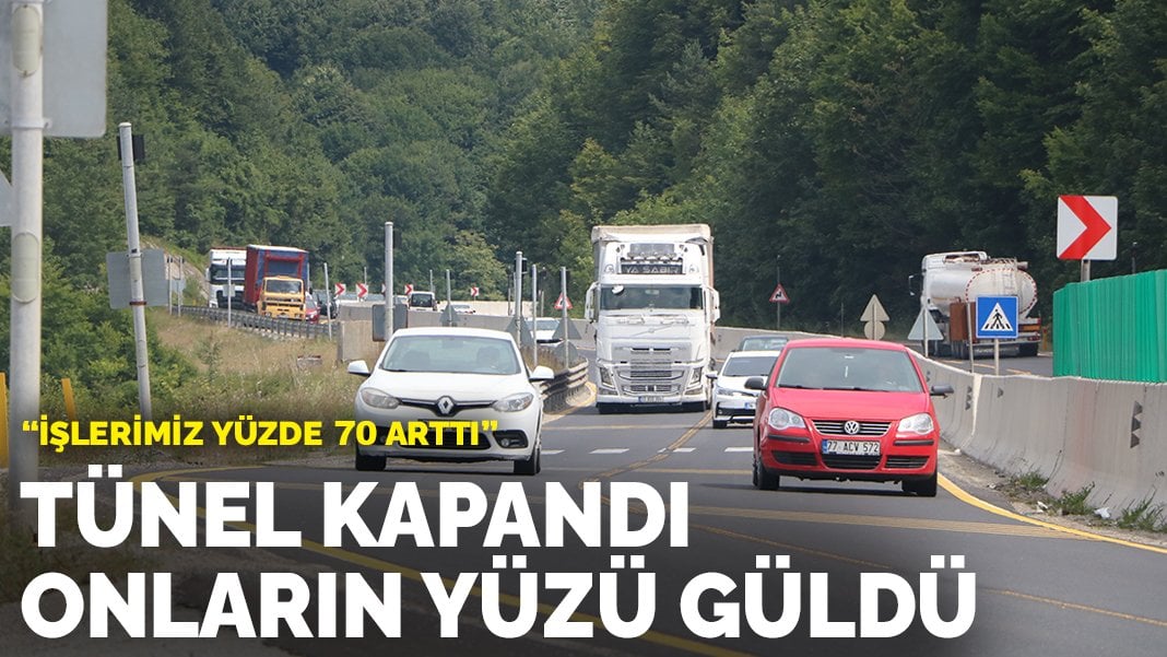 Bolu Dağı Tüneli kapandı, onların yüzü güldü: İşlerimiz yüzde 70 arttı