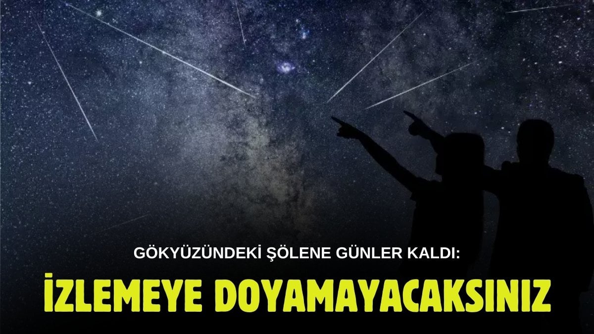 O tarihte gözünüzü gökyüzünden ayırmayın! Resmen şölen var: Burnumuzun ucundan geçecekler