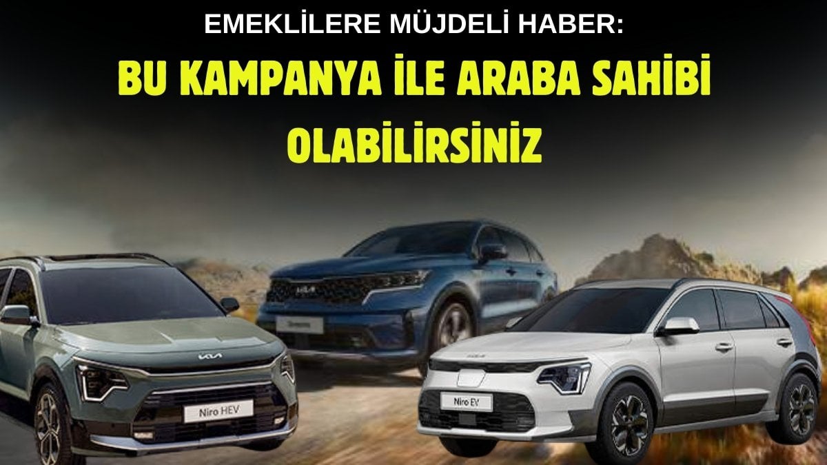 Emeklilere özel otomobil indirimi! Kia kampanyayı patlattı: Arabasız emekli kalmayacak