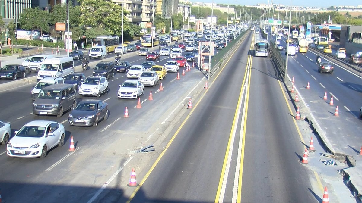 İstanbul’da 3 ayrı noktada yol çalışması! Trafik kilit