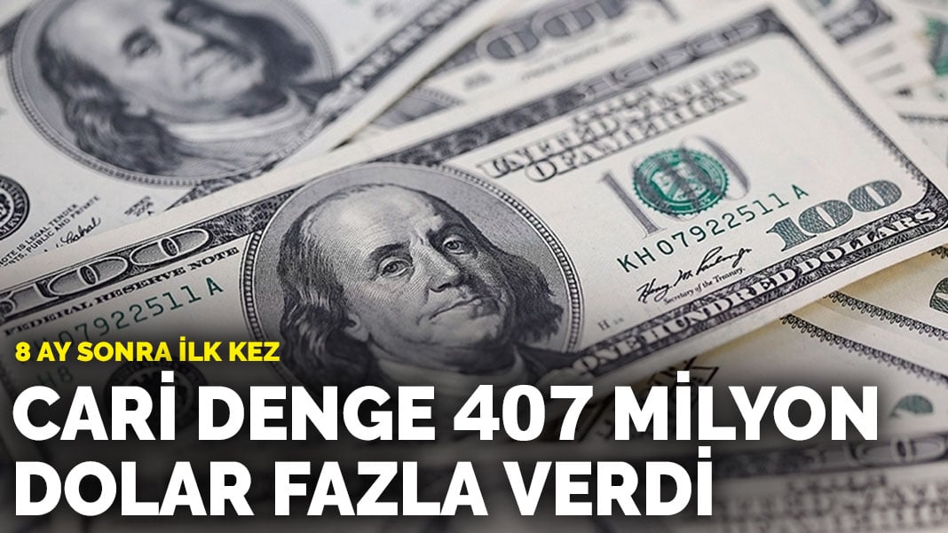 8 ay sonra ilk kez: Cari denge Haziran’da 407 milyon dolar fazla verdi