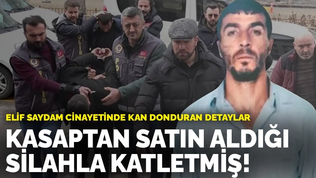 Kasaptan satın aldığı silahla katletmiş! Elif Saydam cinayetinde kan donduran detaylar