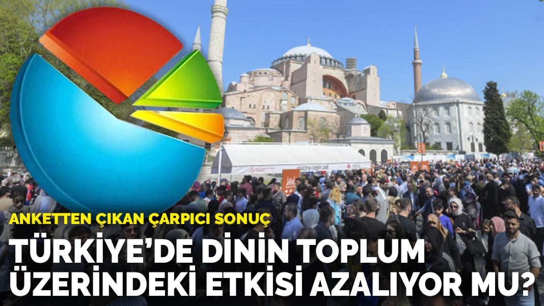 Anketten çıkan çarpıcı sonuç: Türkiye’de dinin toplum üzerindeki etkisi azalıyor mu?