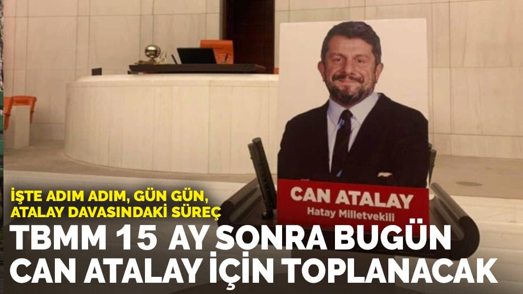 TBMM 15 ay sonra bugün Can Atalay için toplanacak: İşte adım adım, gün gün, Atalay davasındaki süreç