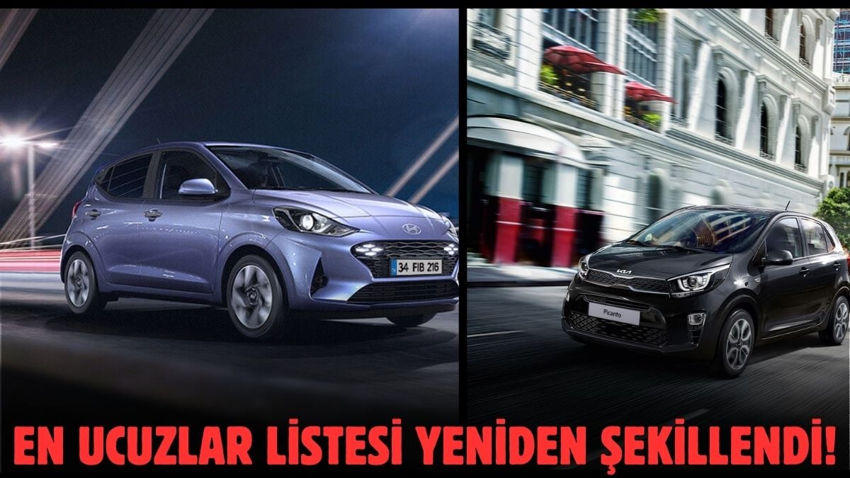 Piyasanın en ucuz otomobili tahtını kaptırdı, liste değişti! İşte en uygun fiyatlı otomobiller, bu listeye bakmadan almayın