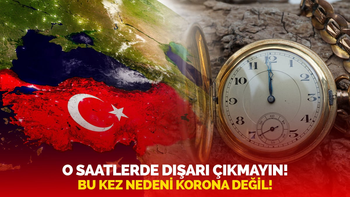 Saat 11.00 ve 16.00 arası sokağa çıkmayın uyarısı! Yaşlı ve çocuklar dikkat: Bu sefer nedeni korona değil