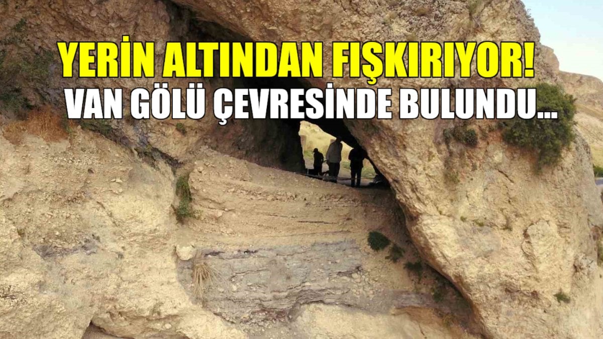 Van Gölü çevresinde bulundu! Yerin 2,5 metre altından fışkırıyor, 5 bin yıldır ilk kez gün yüzüne çıkıyor