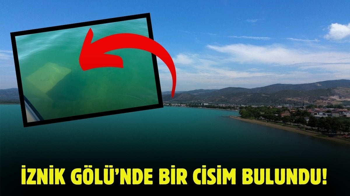 İznik’te bilim kurgu filmlerini aratmayan görüntü! Göl üzerinde gizemli kutu bulundu, kimse ne olduğunu bilmiyor