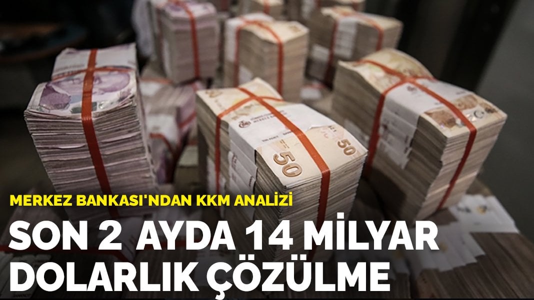 Merkez Bankası’ndan KKM analizi: Son 2 ayda 14 milyar dolarlık çözülme