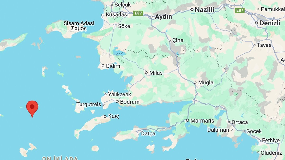 Bodrum’da korkutan deprem | Son depremler