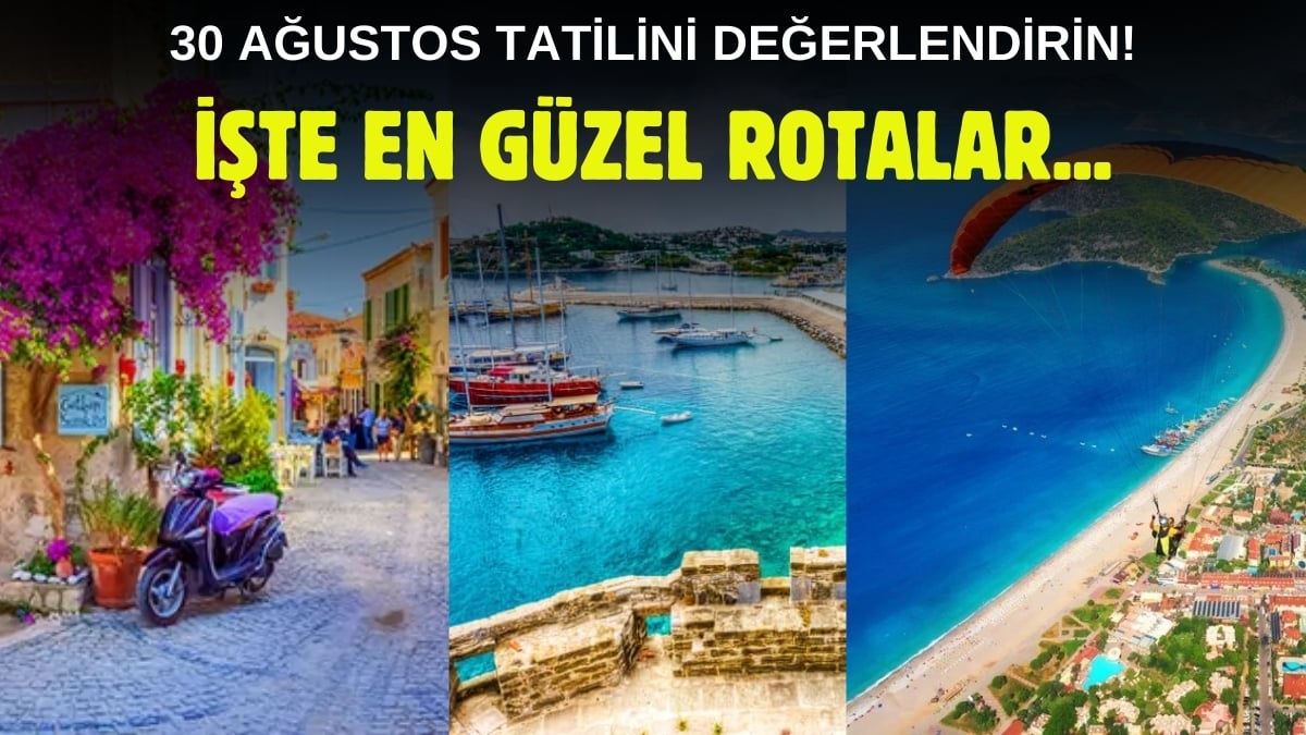 Çalışanlara 3 gün izin müjdesi! Yaz bitmeden fırsatı değerlendirin: 30 Ağustos’ta nerelere gidilir?