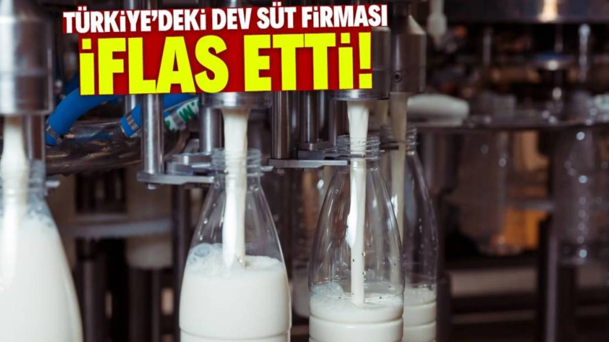 Türkiye’nin ünlü süt firması iflas bayrağını çekti! Tüm marketlere ürün gönderiyordu. Binlerce çalışan işsiz kaldı