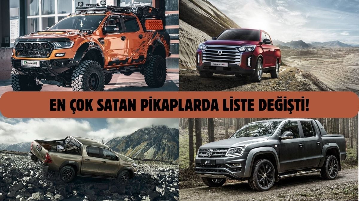 Zirve değişti: İşte Türkiye’de en çok satan 5 pikap modeli! Bunlar SUV araçları aratmıyor