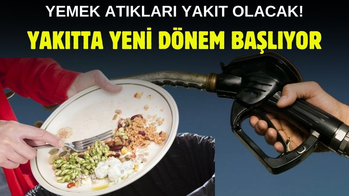 Bildiğiniz yakıtları unutun! Yemek artıklarından yakıt yapılacak: Dev proje için tarih verildi