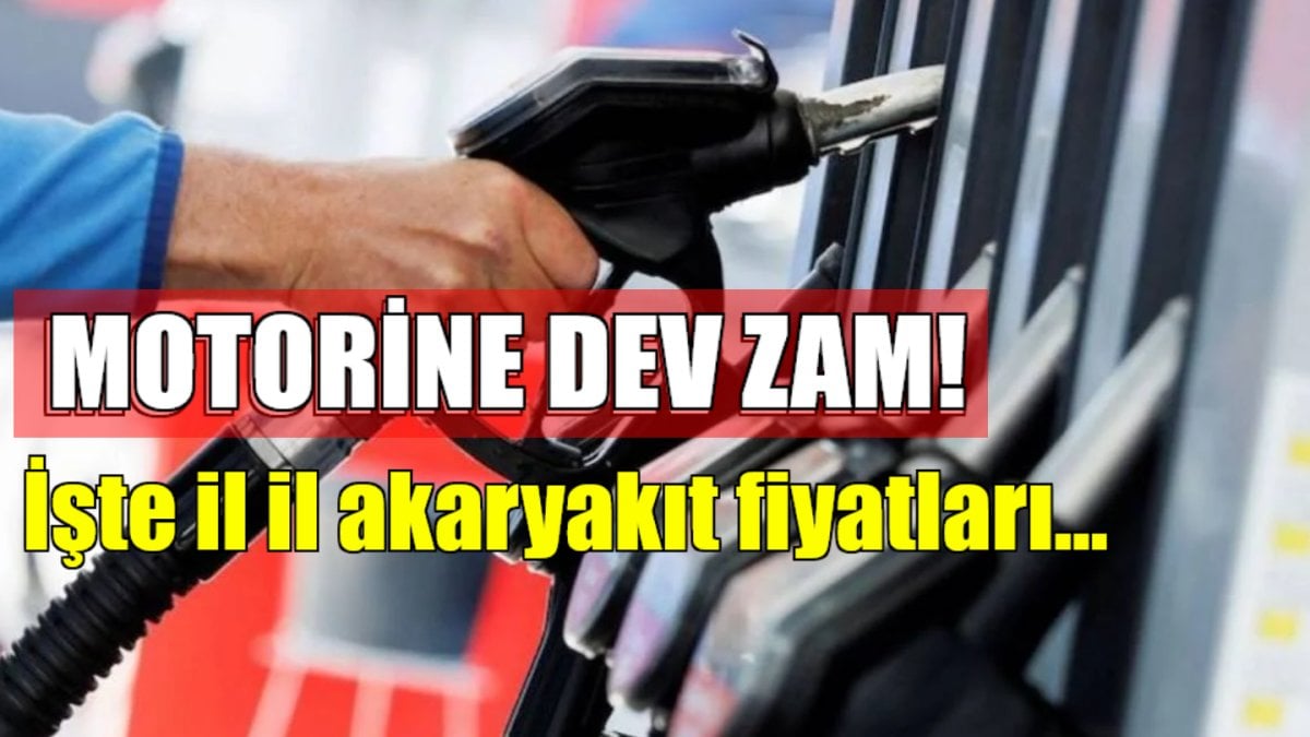 Son dakika!.. Motorin fiyatlarına dev zam kapıda: İllere göre zamlı akaryakıt fiyatları