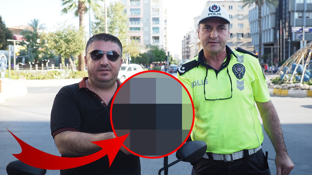 Kasksız motosiklet sürücülerine manidar hediye! Polis bu kez ceza kesmedi