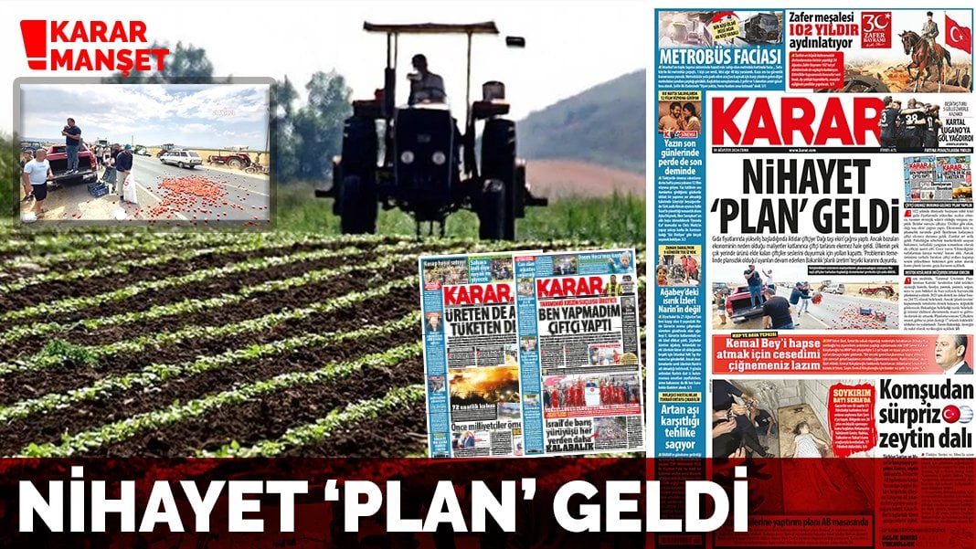 Nihayet ‘plan’ geldi