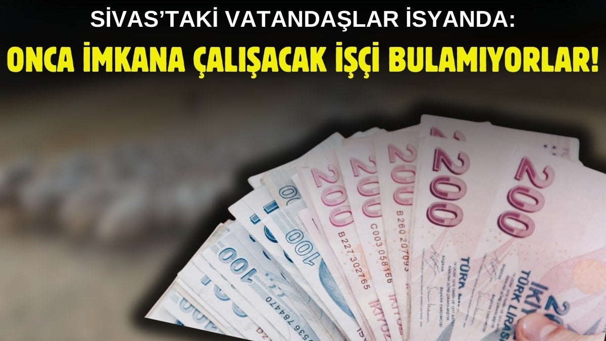 30 bin TL maaş, barınma, telefon faturası içinde… Sivas’ta bu işi yapacak kimse yok, mumla çalışan arıyorlar