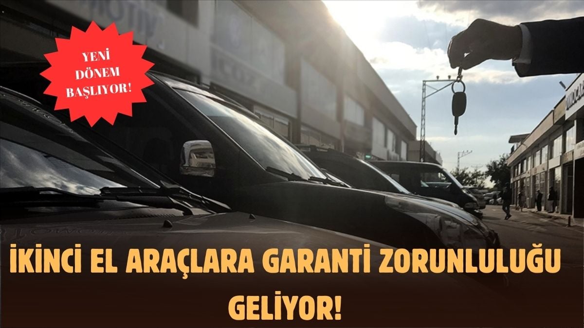 İkinci el otomobilde müjde! Artık garantili satılacak: M1, M1G, N1… Liste belli oldu