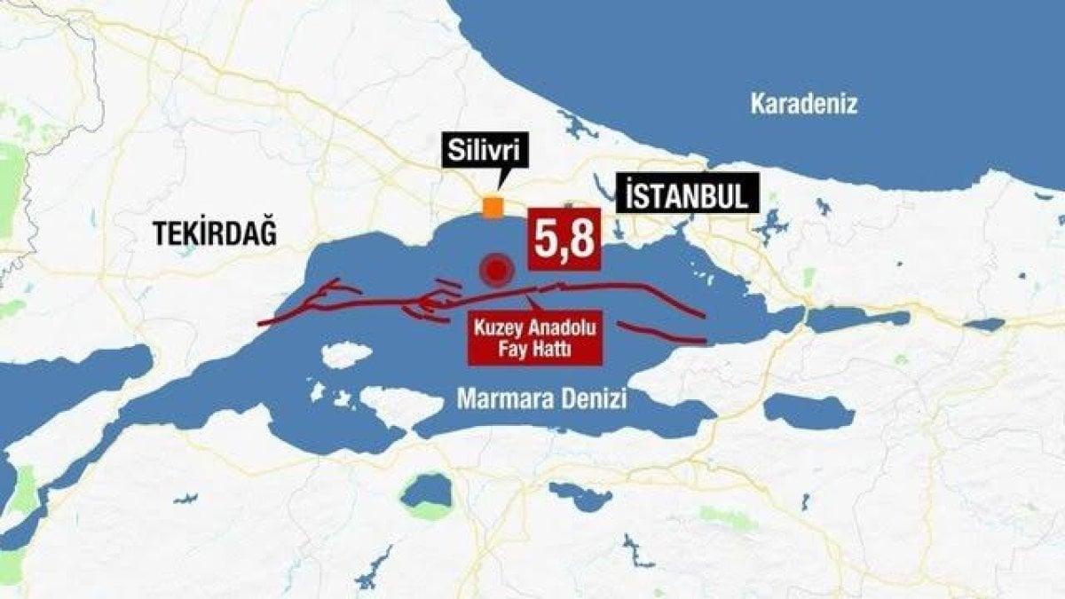 Sarsıntılar 3 yıl sürecek: İstanbul ve Tekirdağ için deprem uyarısı!  Fatih, Zeytinburnu, Küçükçekmece ve…