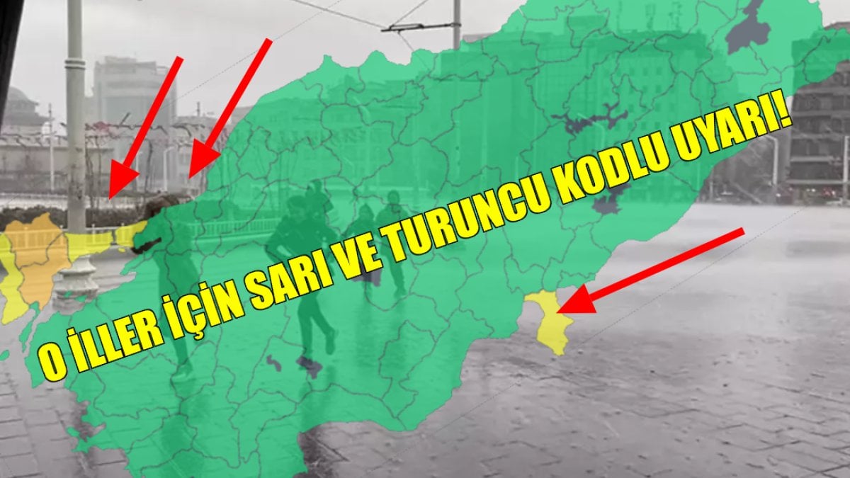 Meteoroloji ve AFAD’dan son dakika uyarısı: İşiniz yoksa evden çıkmayın! 2 İl için turuncu, 22 il için sarı kod verildi!