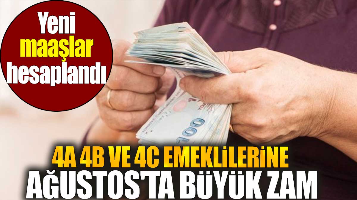 Emekliler Bayram Edecek! Ağustos’ta 3700 TL Zam Müjdesi Patladı, Yeni Maaşlar Adeta Bomba