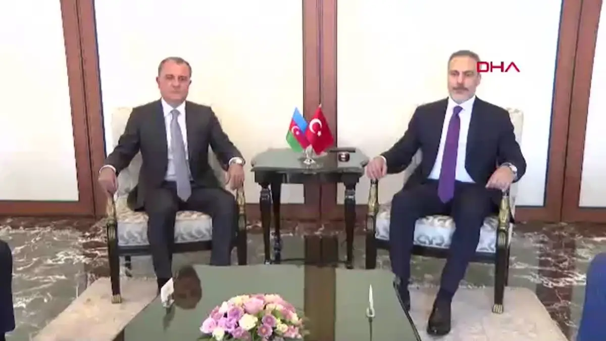 Dışişleri Bakanı Hakan Fidan, Azerbaycan Dışişleri Bakanı Ceyhun Bayramov ile Ankara’da görüştü