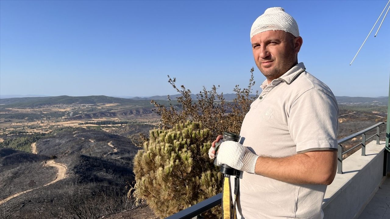 Çanakkale’deki Orman Yangınına Kahraman Geri Dönüş