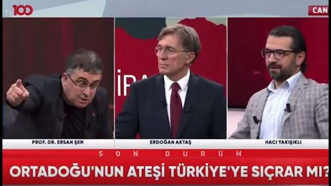 Ersan Şen ve Hacı Yakışıklı Canlı Yayında Birbirine Girdi: ‘Sen Hakikaten Cahilsin, Düzgün Konuş!’