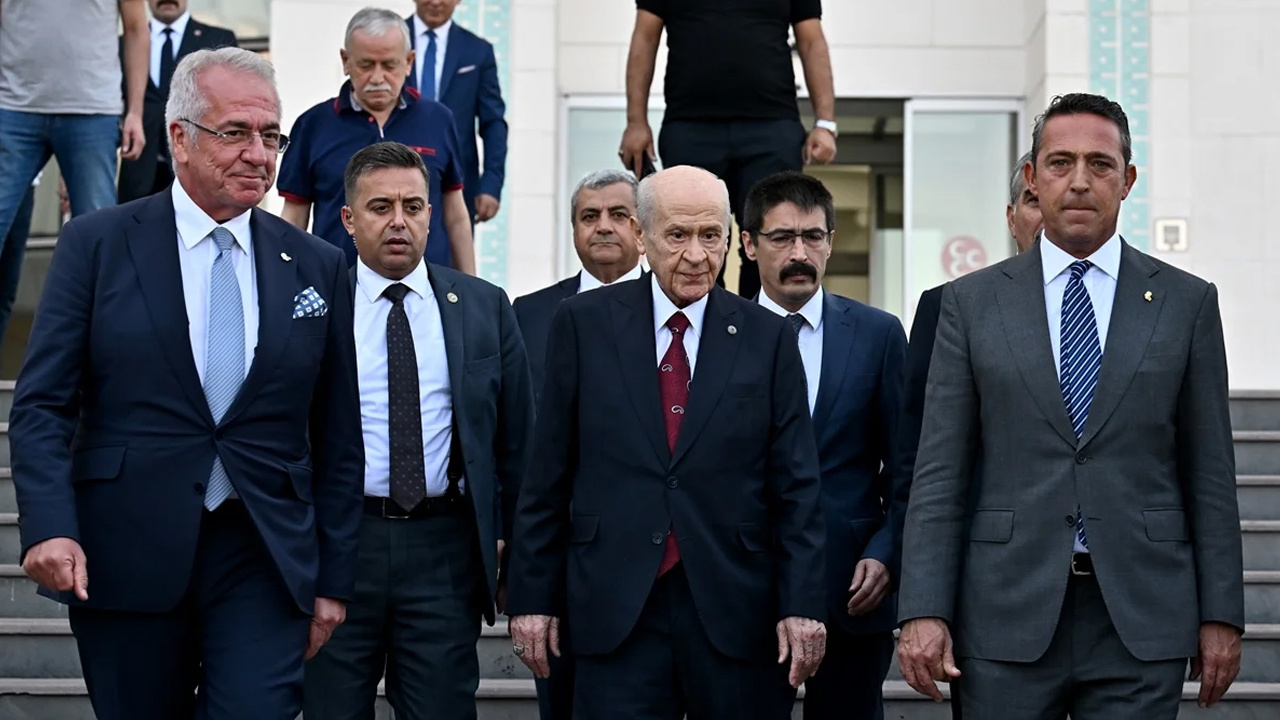 Fenerbahçe Başkanı Ali Koç, Devlet Bahçeli ile Görüştü