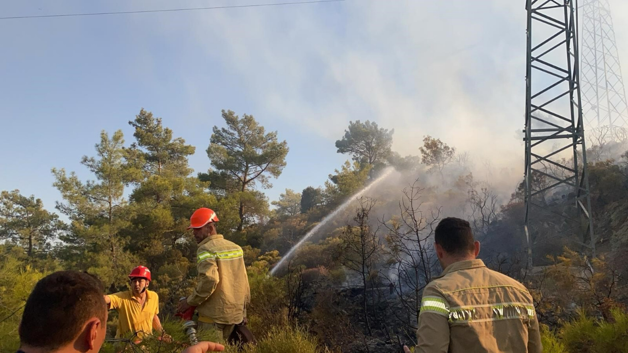 Marmaris’teki Orman Yangını Büyümeden Kontrol Altına Alındı