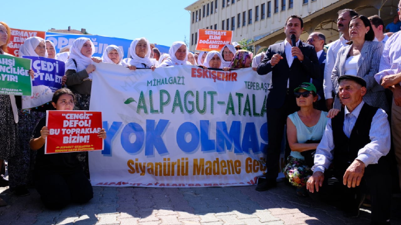 Cengiz’in Maden Projesine Halktan Protesto: ‘Eskişehir İliç Olmasın’