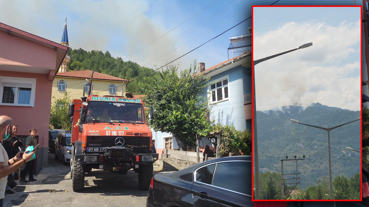 Zonguldak’ta Orman Yangını: Bir Mahalle Tahliye Ediliyor