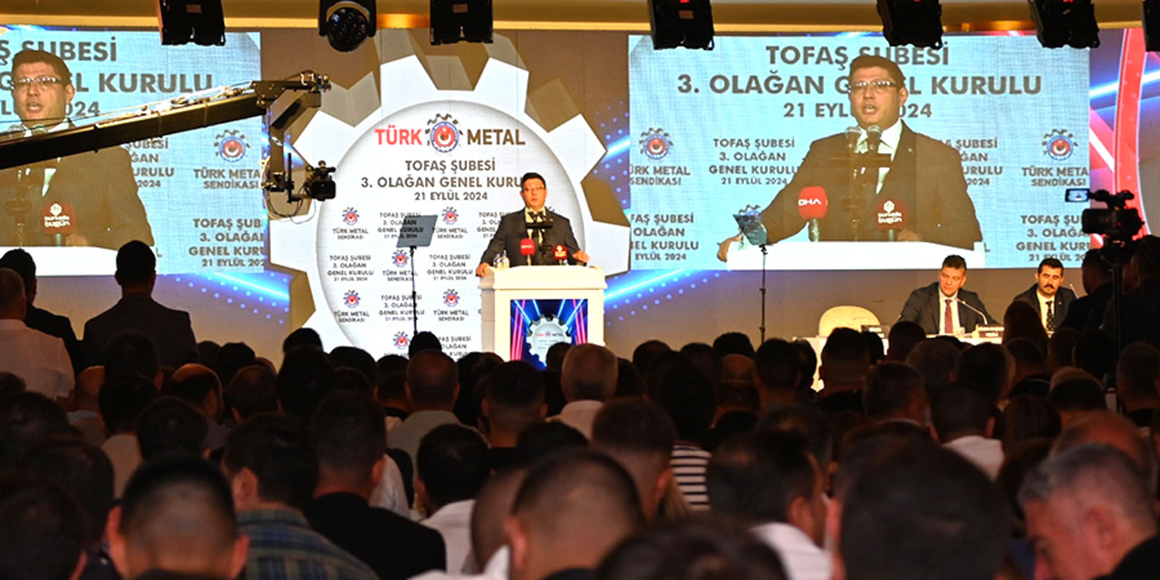 Türk Metal Sendikası TOFAŞ Şubesinin 3. Olağan Genel Kurulu yapıldı!